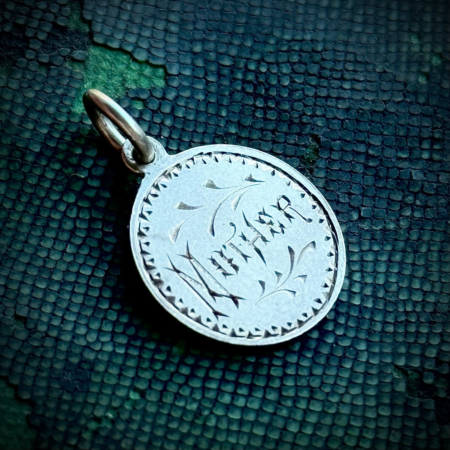 Victorian Love Token 'Mother' Coin Pendant; Circa 1870
