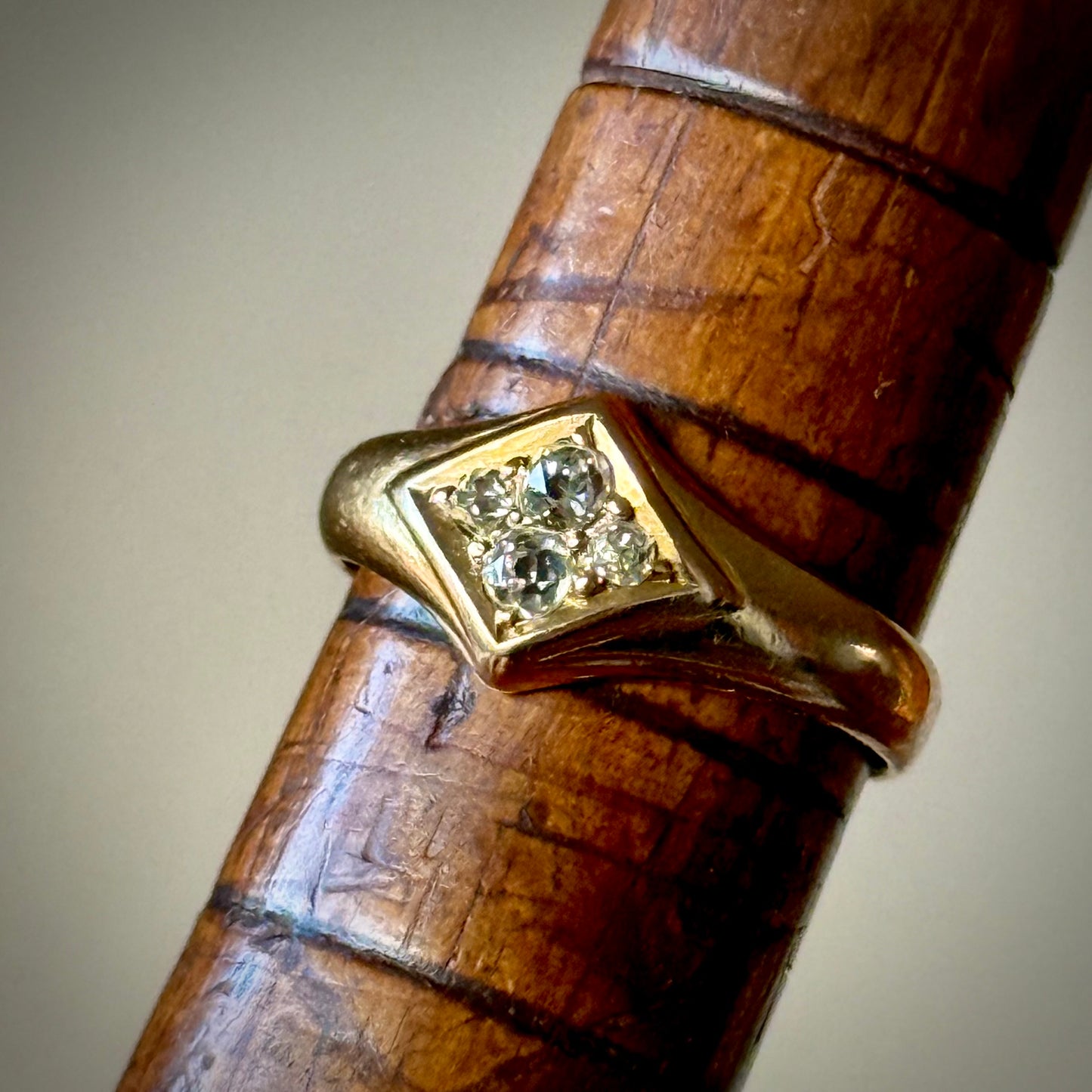 Victorian Old Cut Diamond Ring in 18 Carat Gold; Circa 1880
