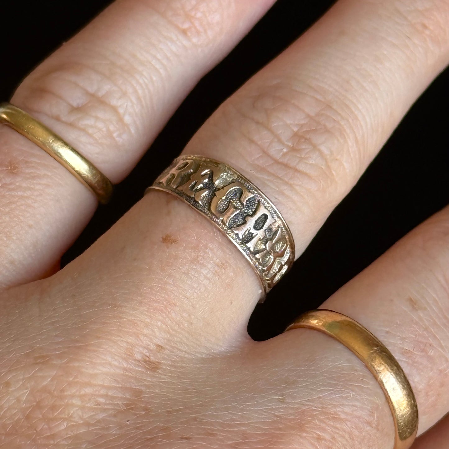 Antique Victorian REGARD Ring; Circa 1884