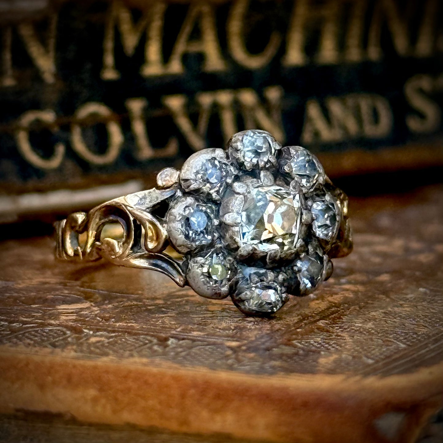 Antique Georgian Diamond Cluster Ring