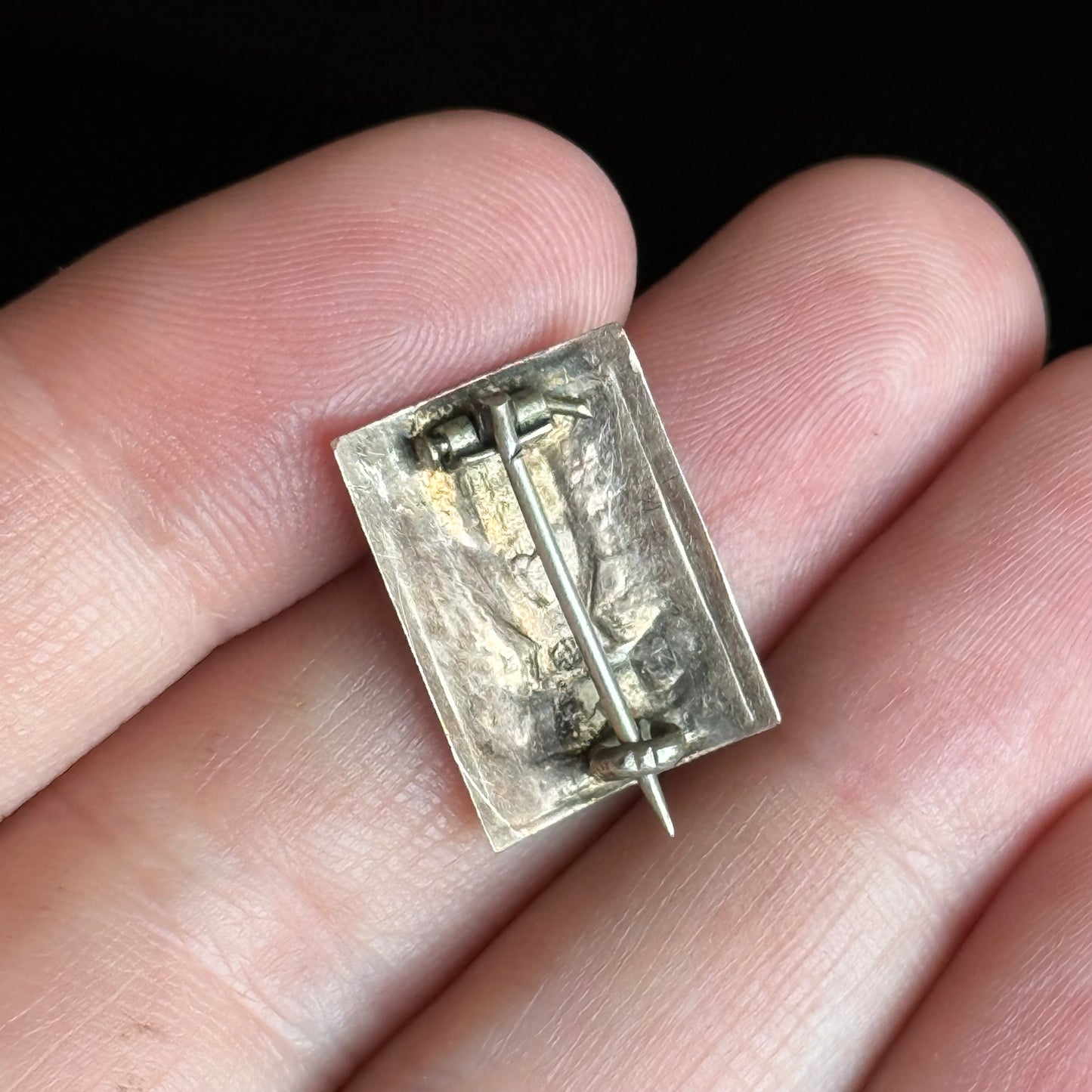 Late Georgian Enamel Odd Fellows Brooch; Circa 1840