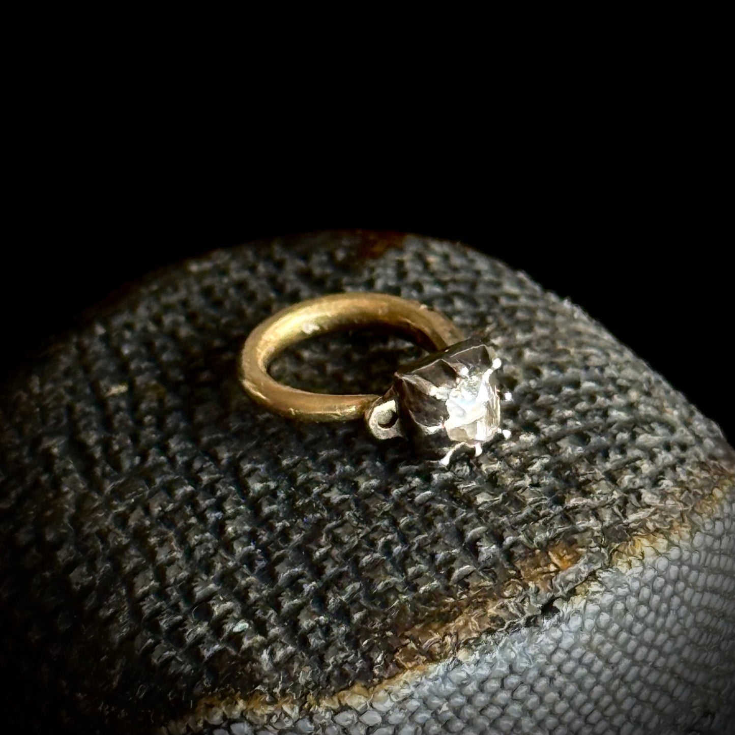 Antique Georgian Diamond Hoop or Connector; Circa 1800