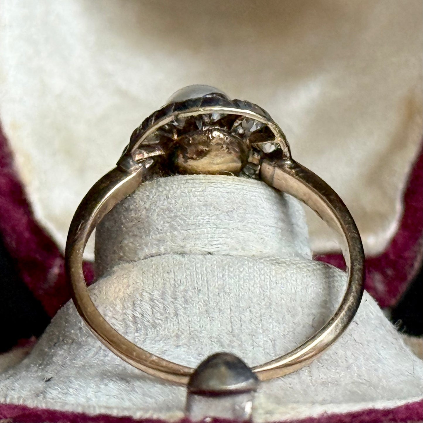 Antique Victorian Pearl & Diamond Cluster in 18 Carat Gold