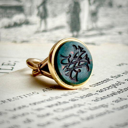 Victorian Intaglio Fob in 15 Carat Gold; Circa 1890