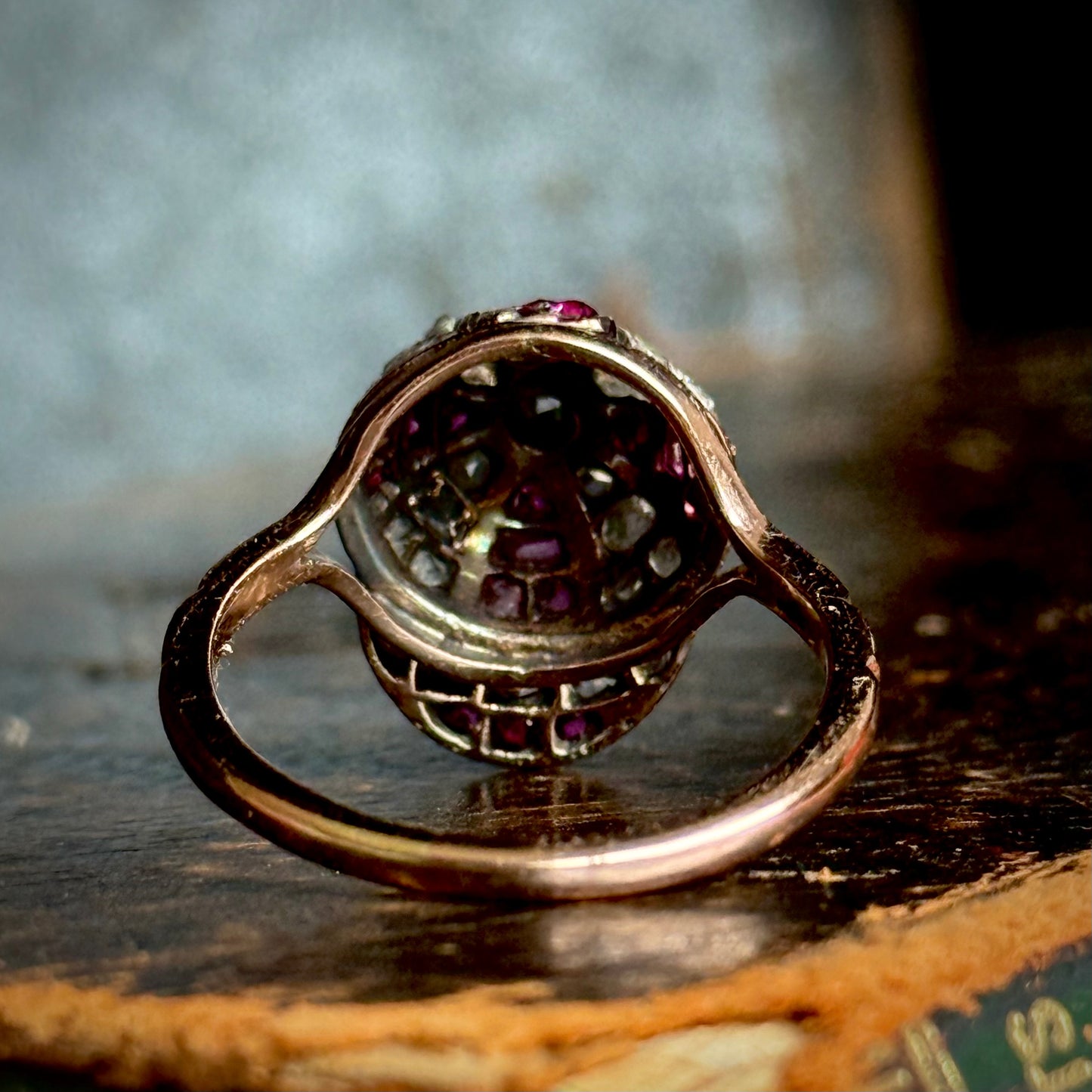 Victorian Novelty Jokey Cap in Diamond & Ruby; Circa 1890