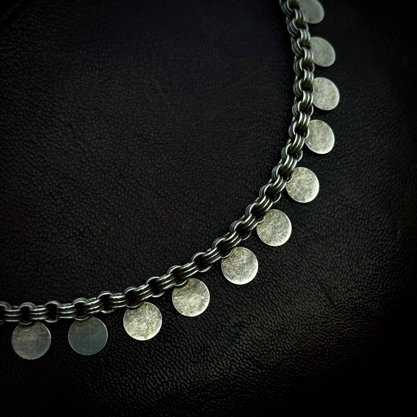 Late Victorian Ivy Collar Necklace; Circa 1880