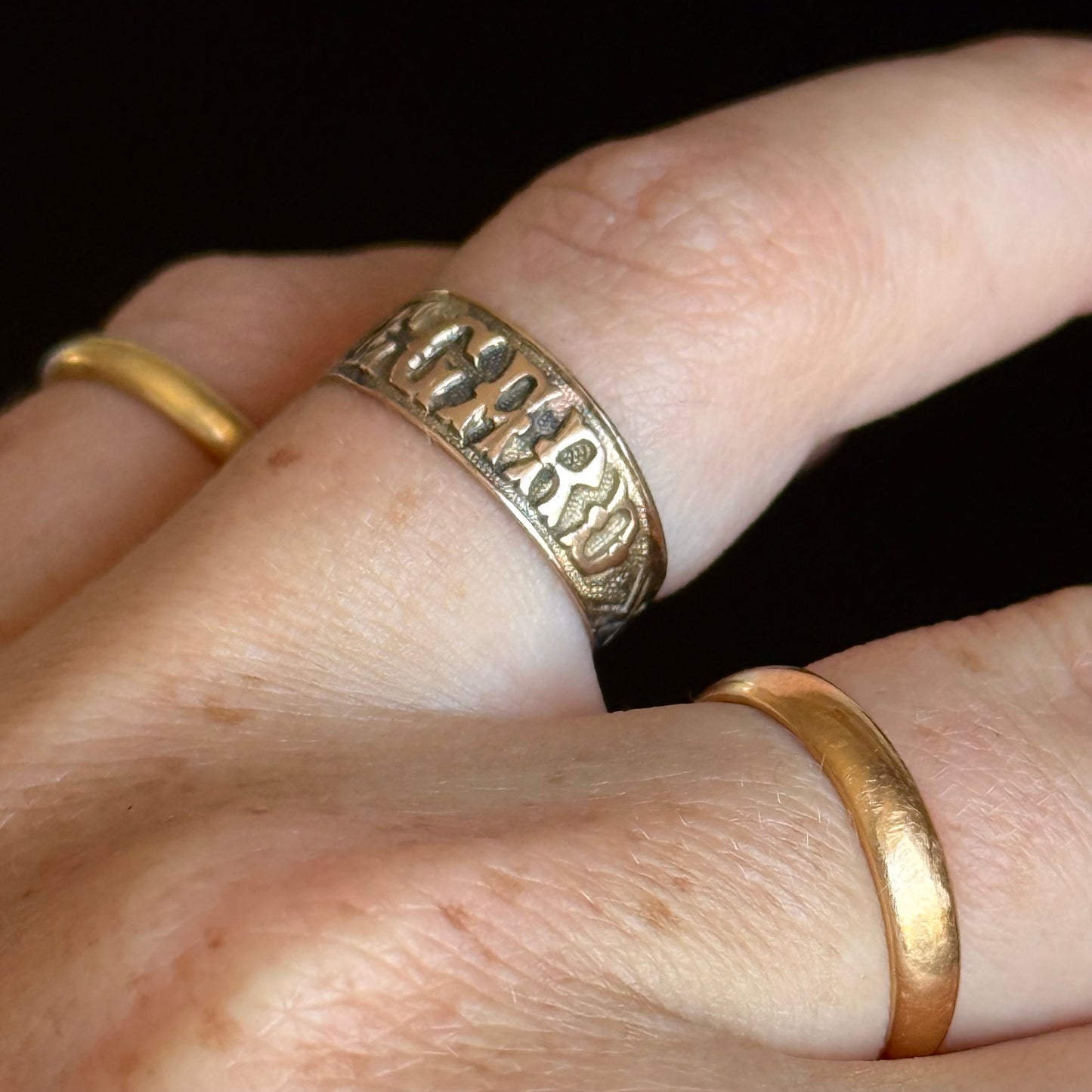 Antique Victorian REGARD Ring; Circa 1884