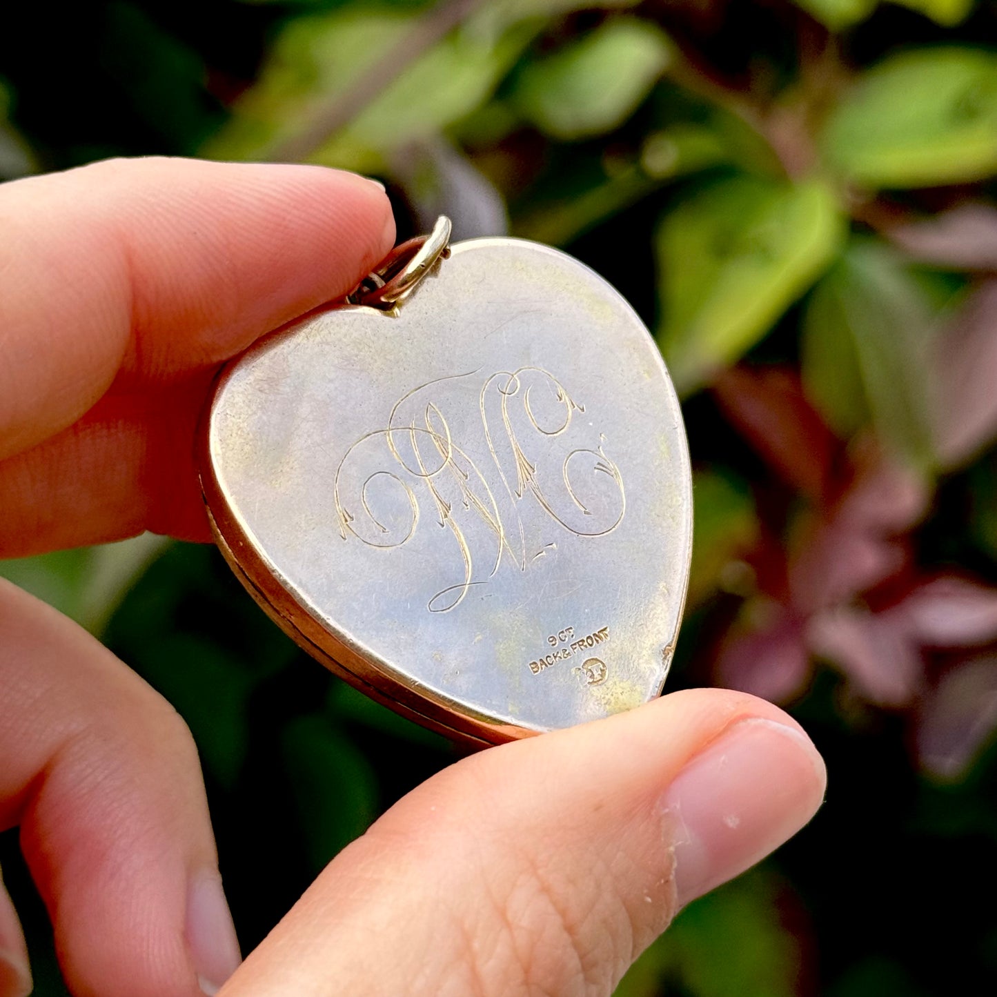 Victorian Rose Cut Diamond Heart Locket; Circa 1890