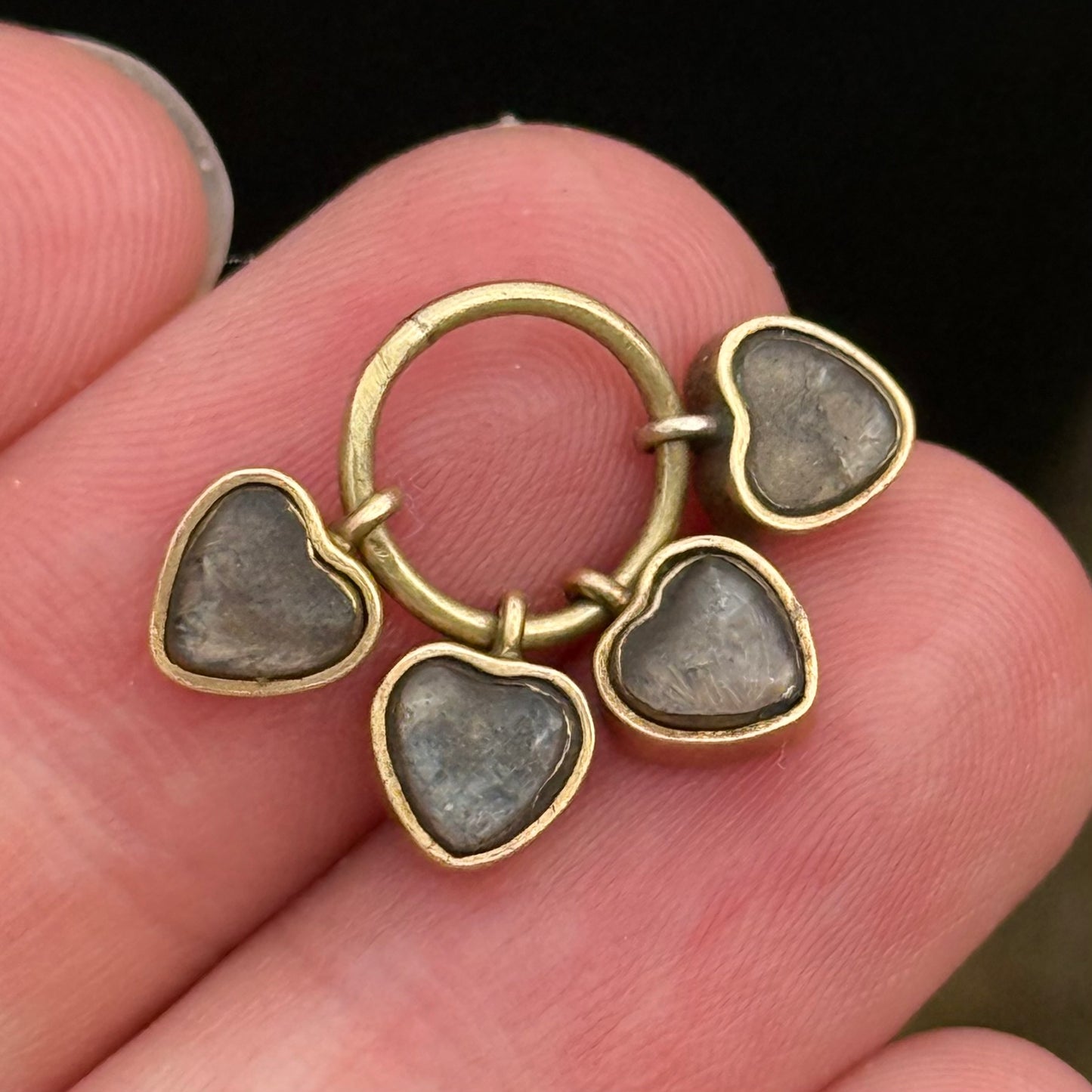 Georgian Sentimental Hearts Pendant; Circa 1820