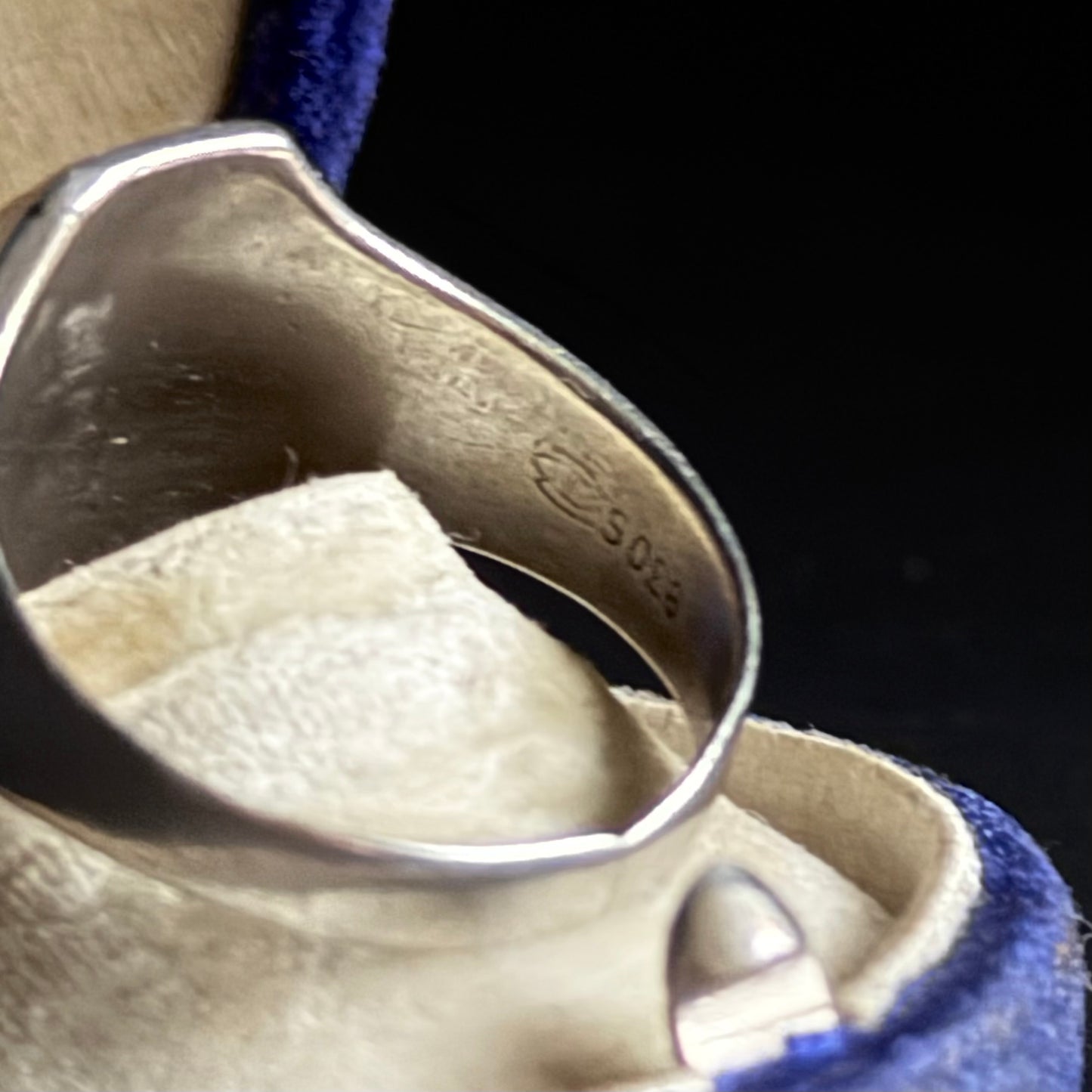 Antique Randi Signet Ring in Sterling Silver