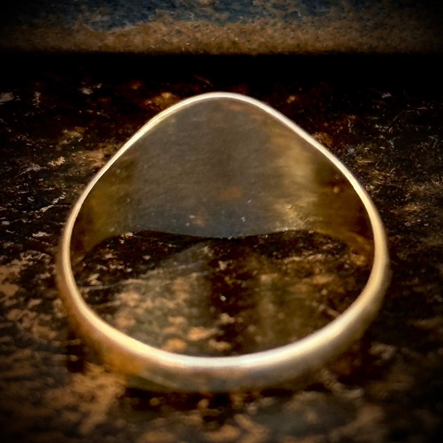 Vintage Ornate Letter 'L' Signet Ring