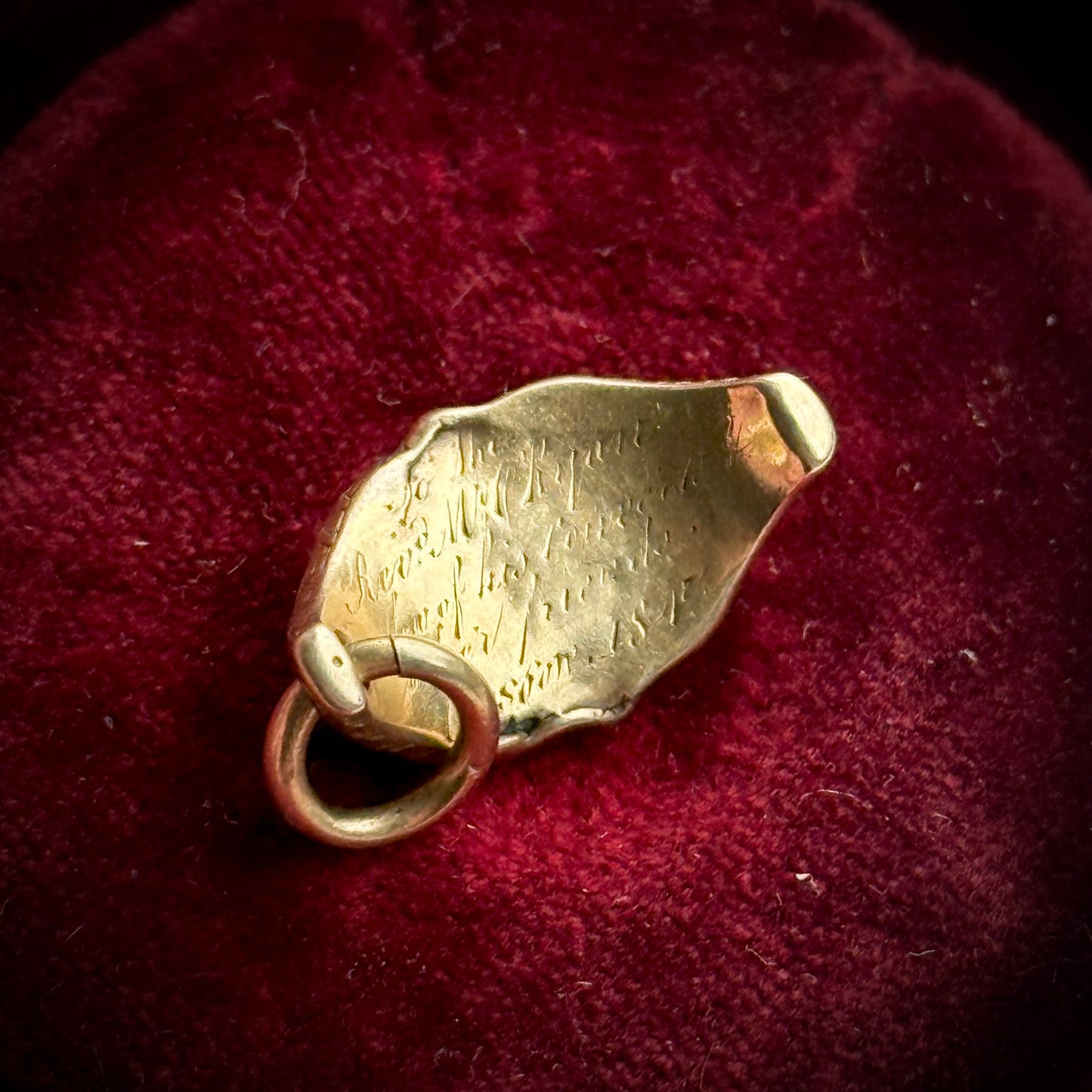 Antique Georgian Garnet Sentimental Pendant