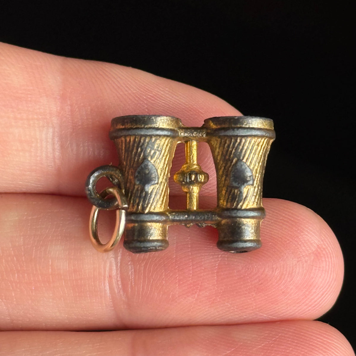 Antique Novelty Erotic Nude Stanhope Pendant; Circa 1895