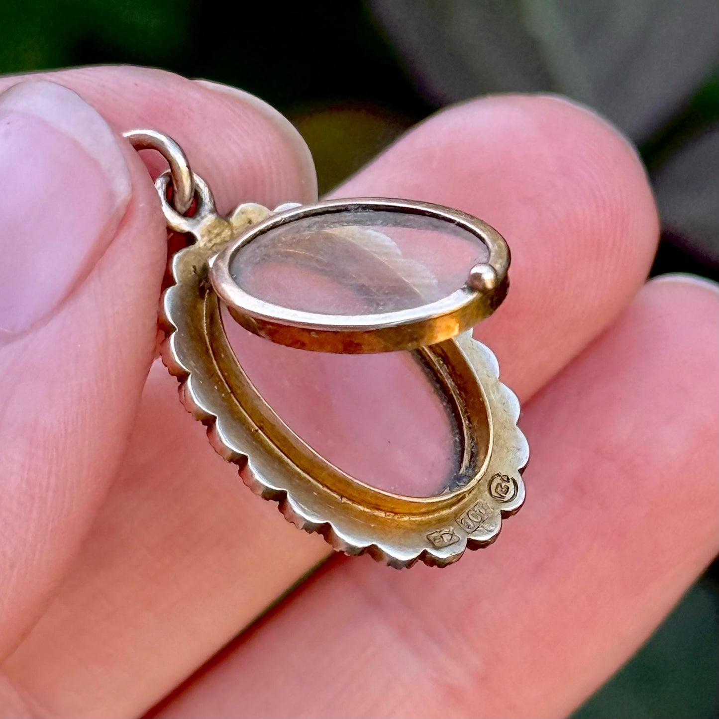 Antique Victorian Pearl Locket Pendant in 9 Carat Gold