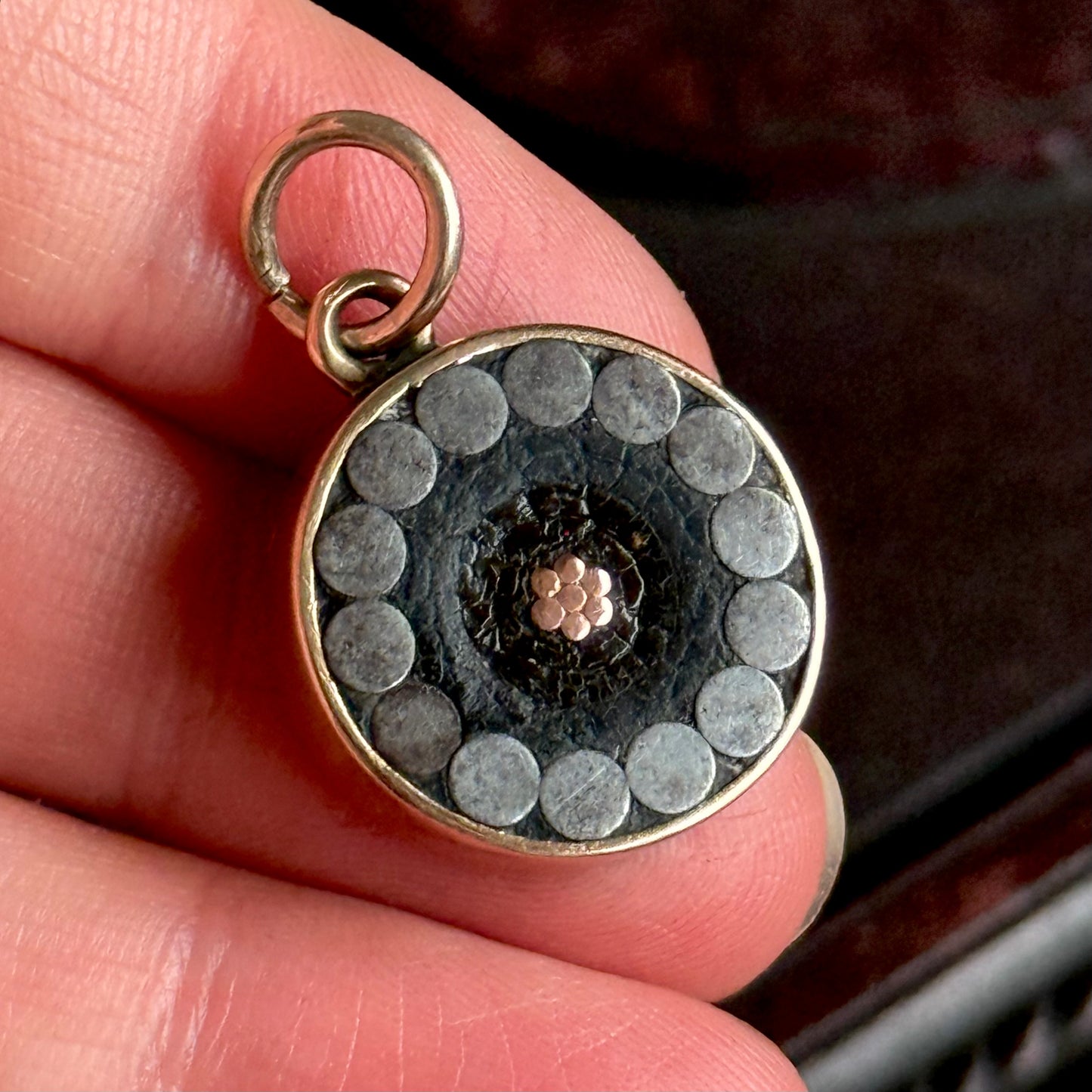 Antique Transatlantic Telegraph Souvenir Pendant in 9 Carat Gold