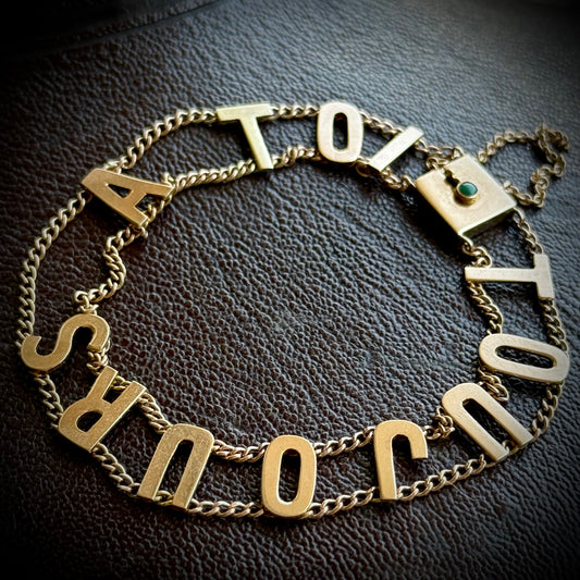 Antique Toujours A Toi (Always Yours) Bracelet
