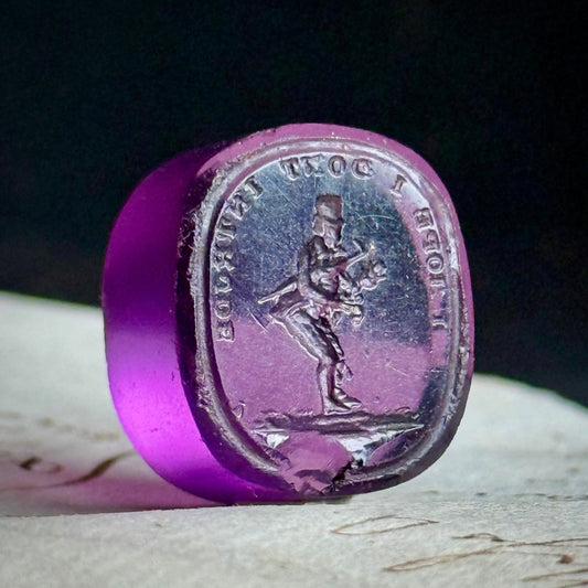 Antique Georgian Loose Glass Intaglio; Circa 1820