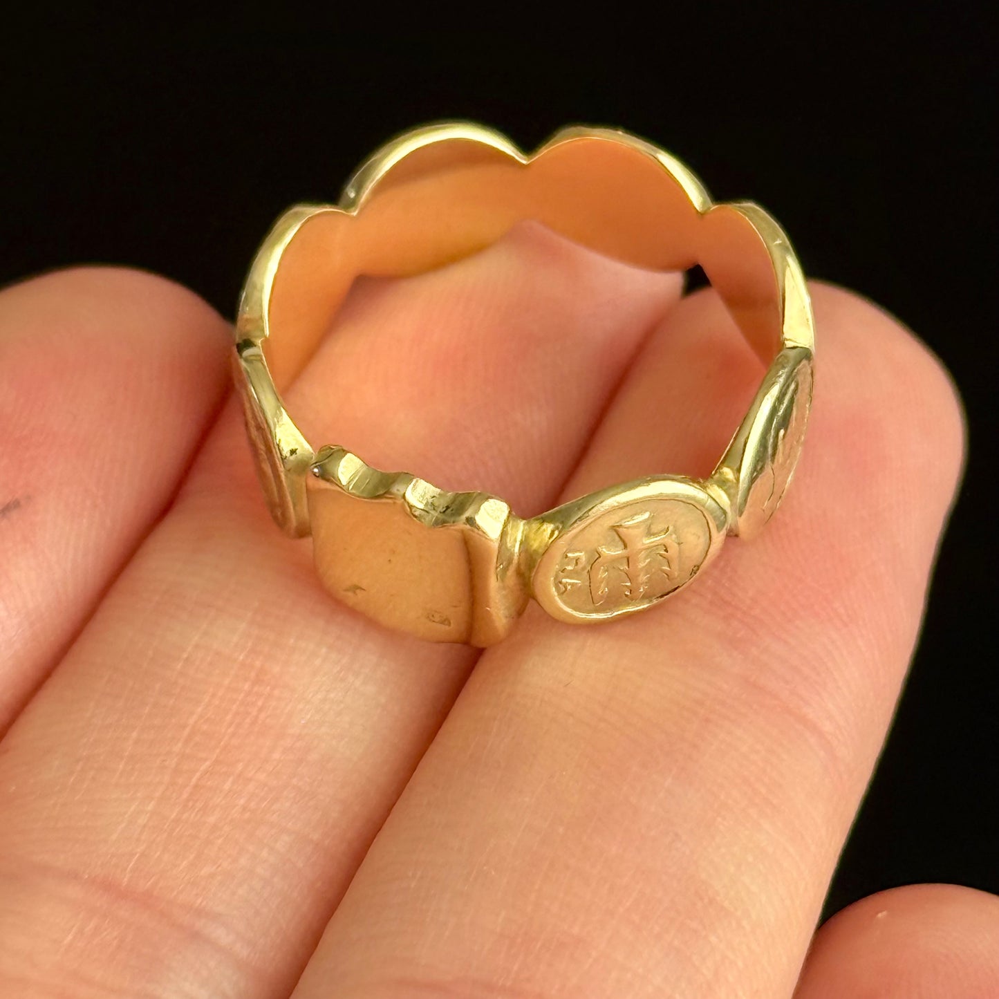 Antique Rare Ionian Islands Ring; Circa 1820