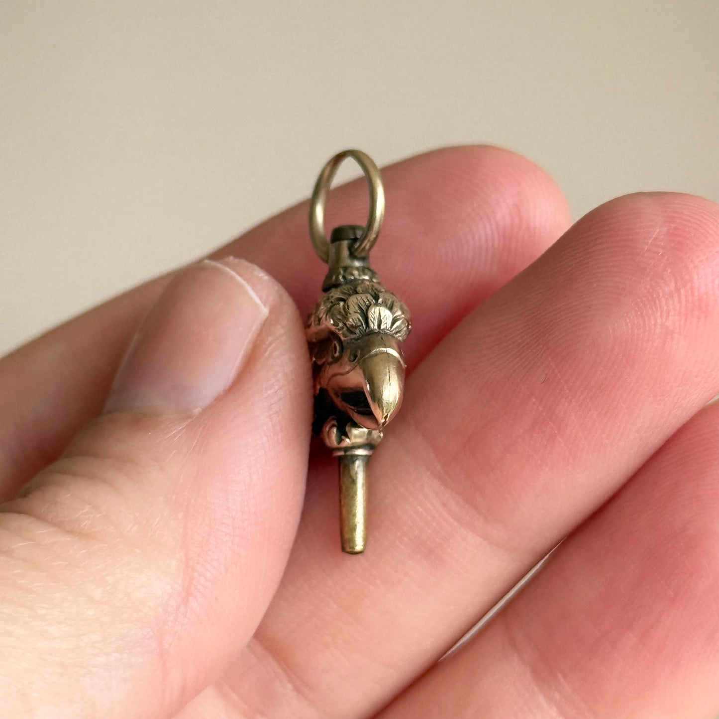Victorian Bloodstone Eagle Winder pendant: Circa 1870