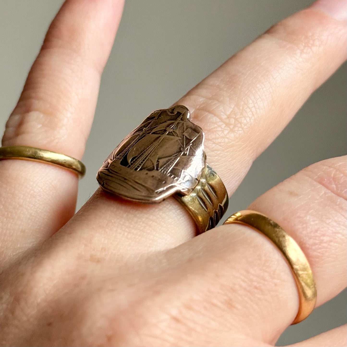 Victorian Heavy Nautical Ship Ring