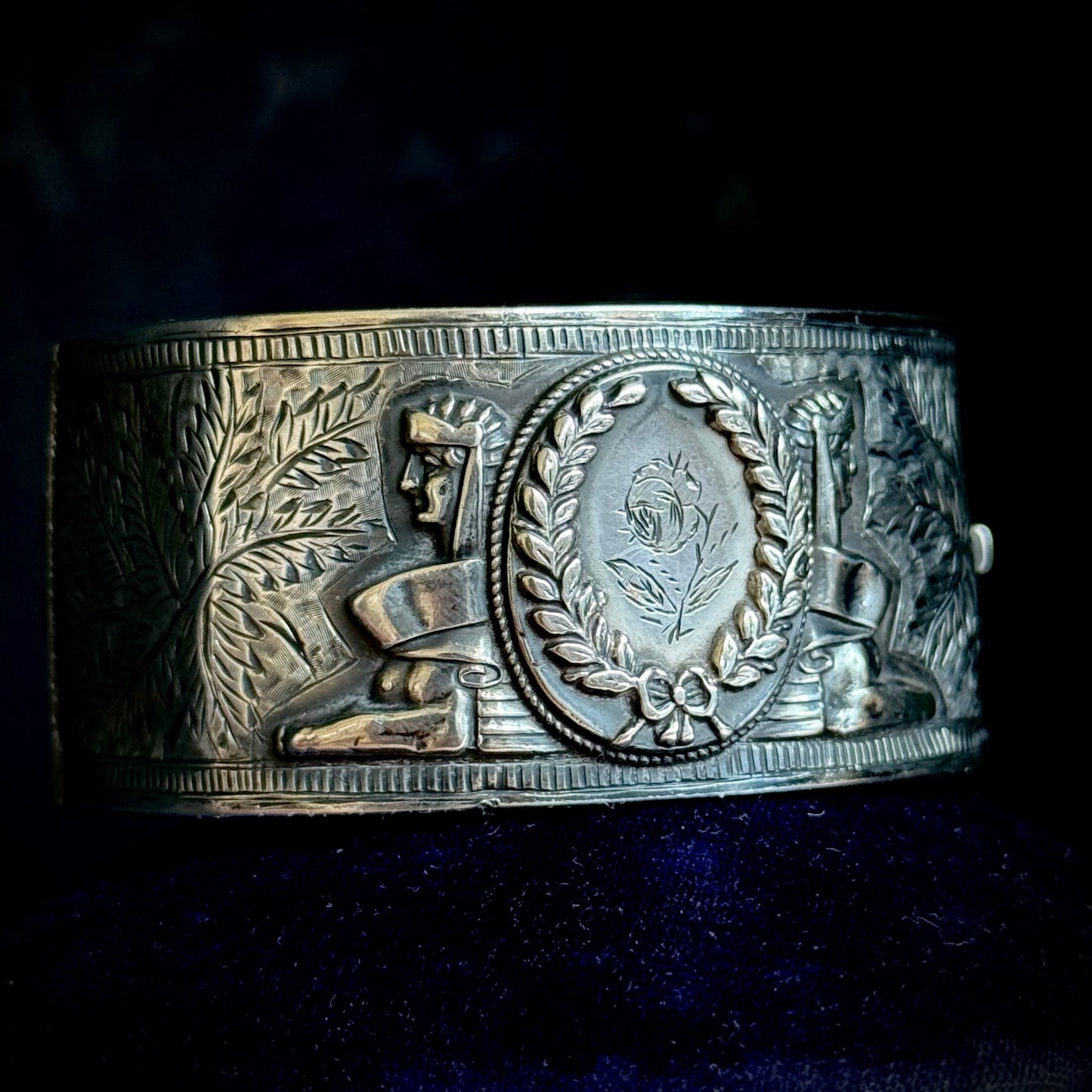 Antique Victorian Statement Hinged Bangle
