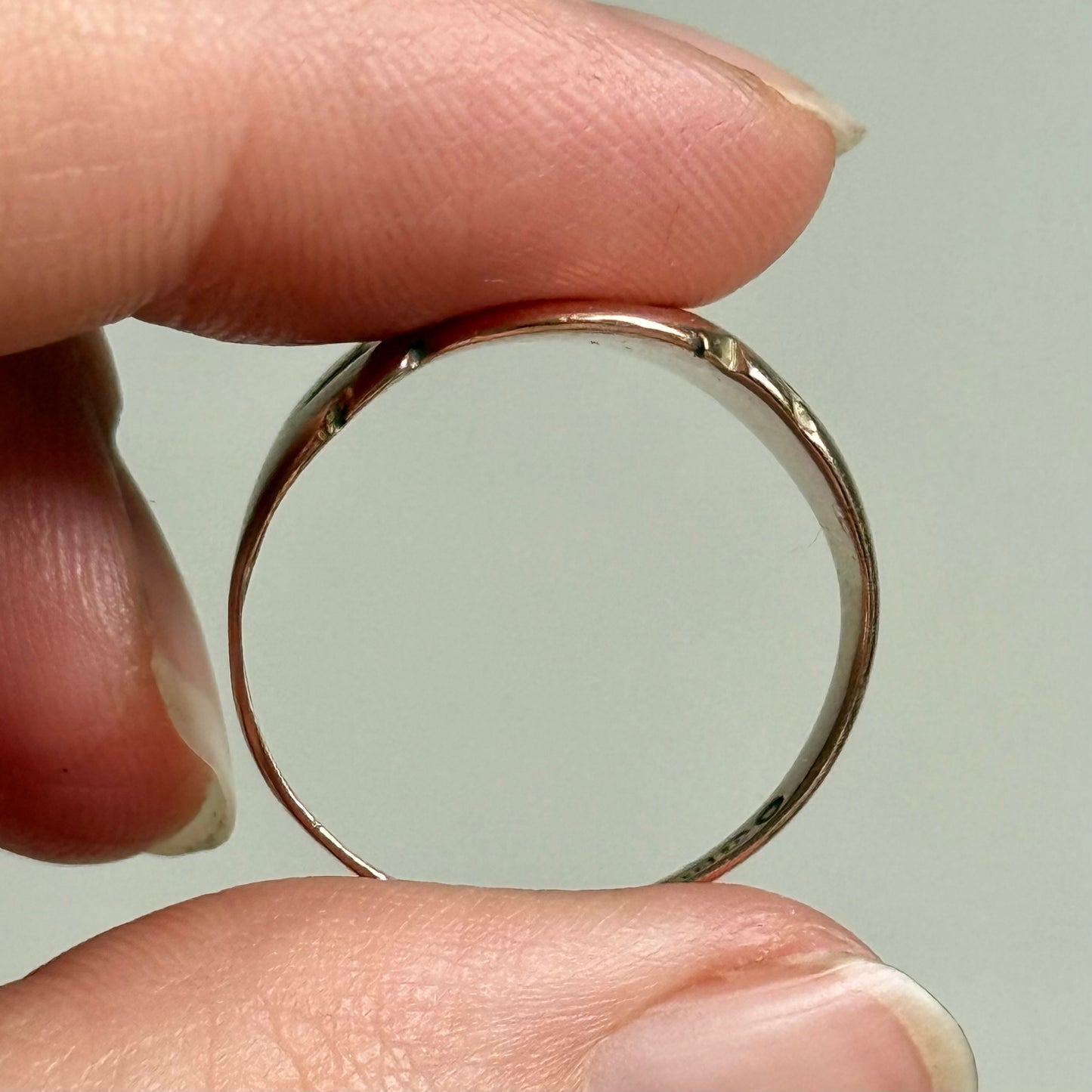 Antique Unicorn Signet Ring in 9 Carat Rose Gold; Circa 1917