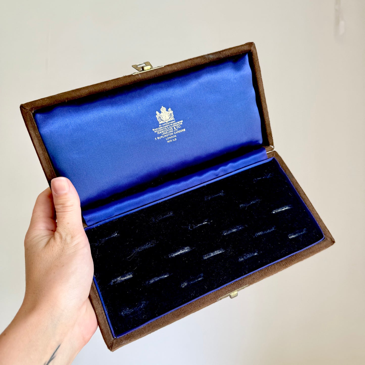 Antique Ring Display Box by Hanson & Co, London; Circa 1900