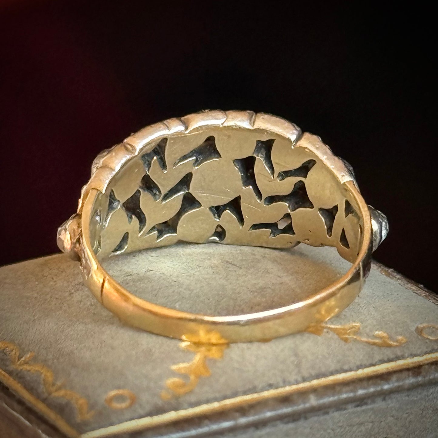 Late Georgian Diamond Floral Band; Circa 1830