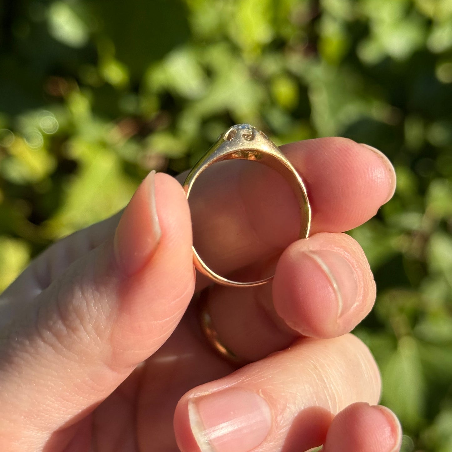 Antique Old Cut Diamond Ring in 18 Carat Gold' Circa 1900