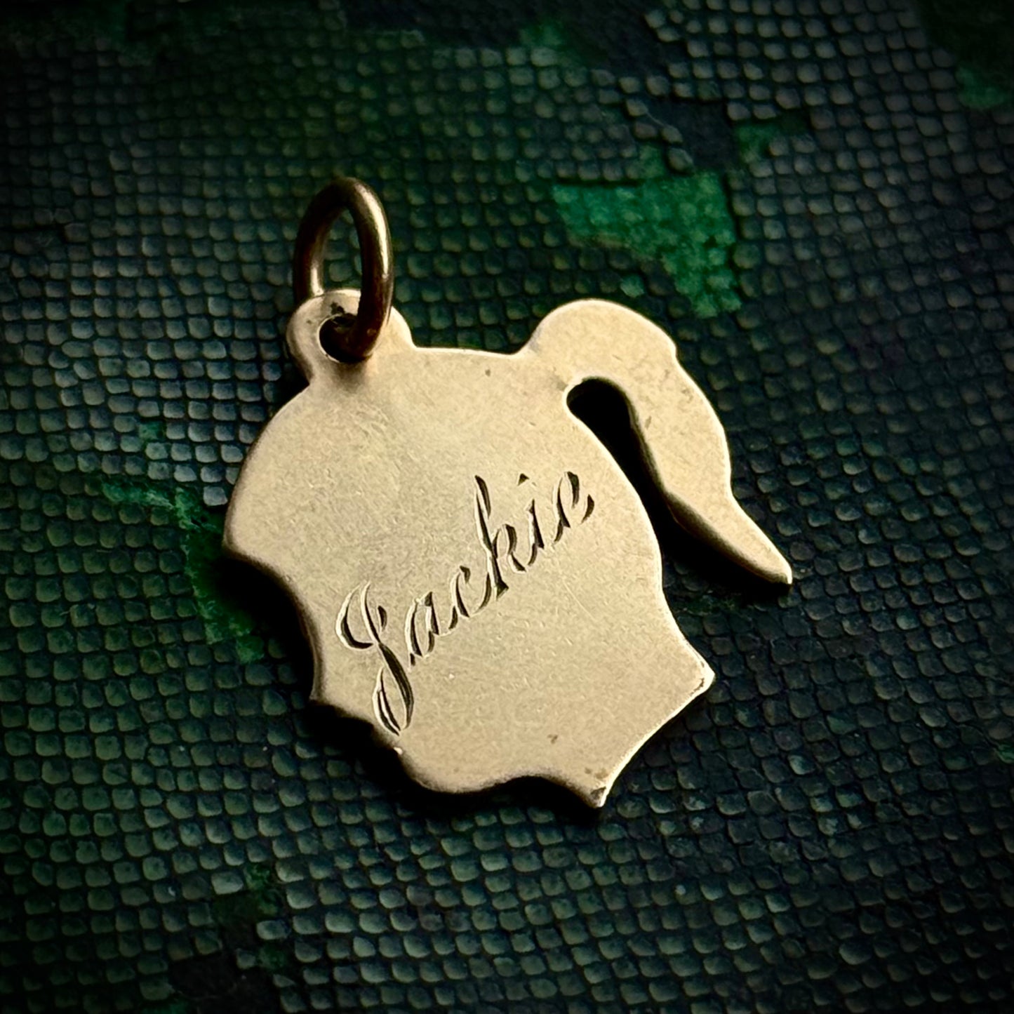 Vintage Profile 'Jackie' Pendant Token