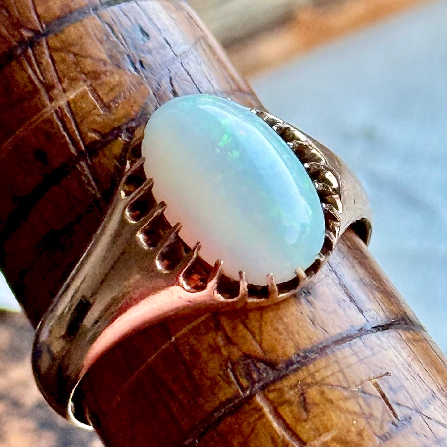 Antique Opal Ring in 9 Carat Gold; Circa 1900
