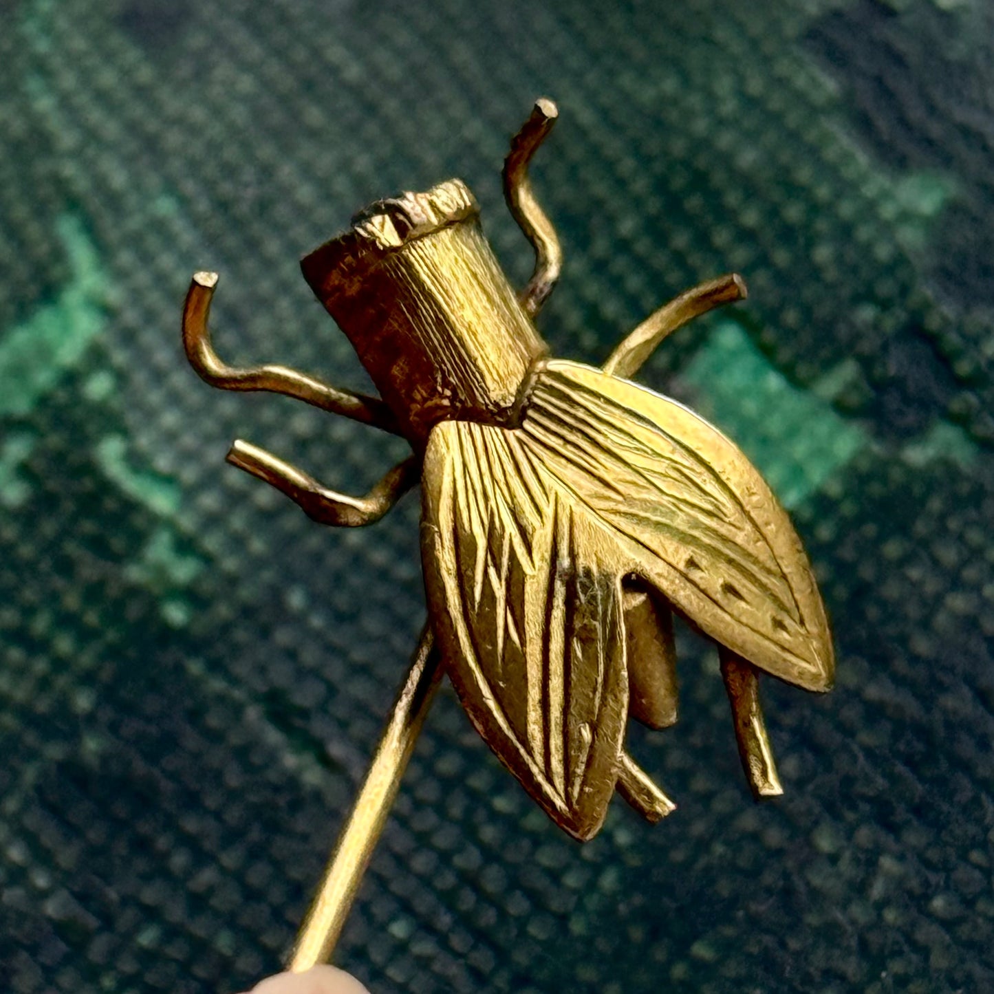 Antique Victorian Novelty House Fly Pin