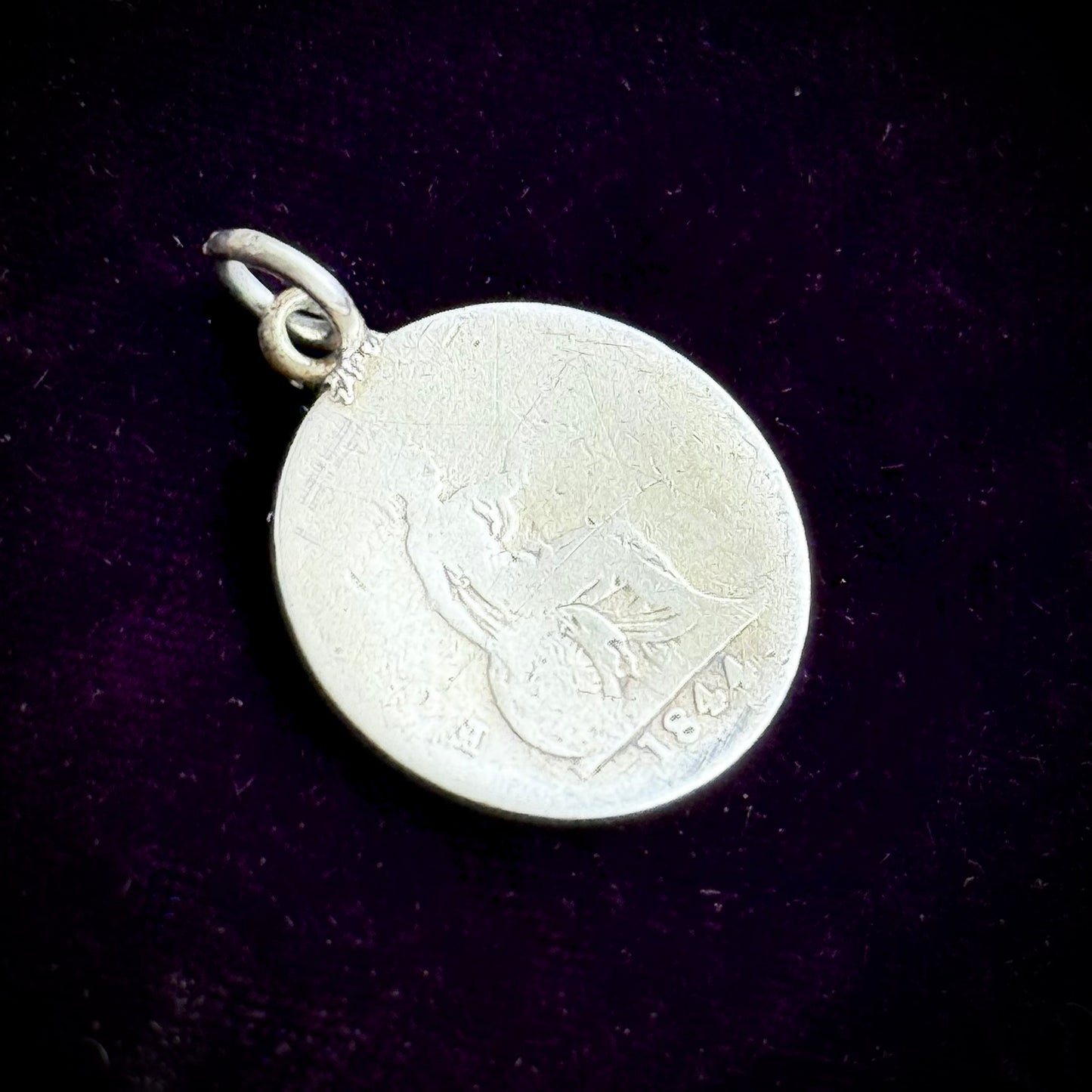 Antique Victorian Primrose Enamel Love Token