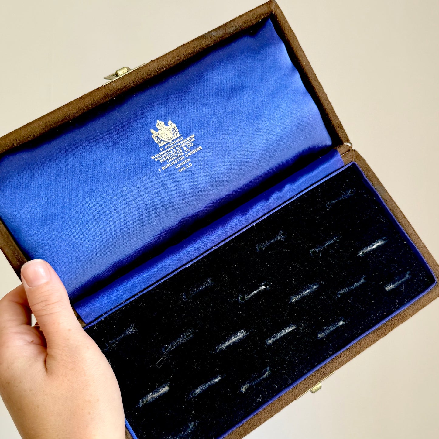 Antique Ring Display Box by Hanson & Co, London; Circa 1900