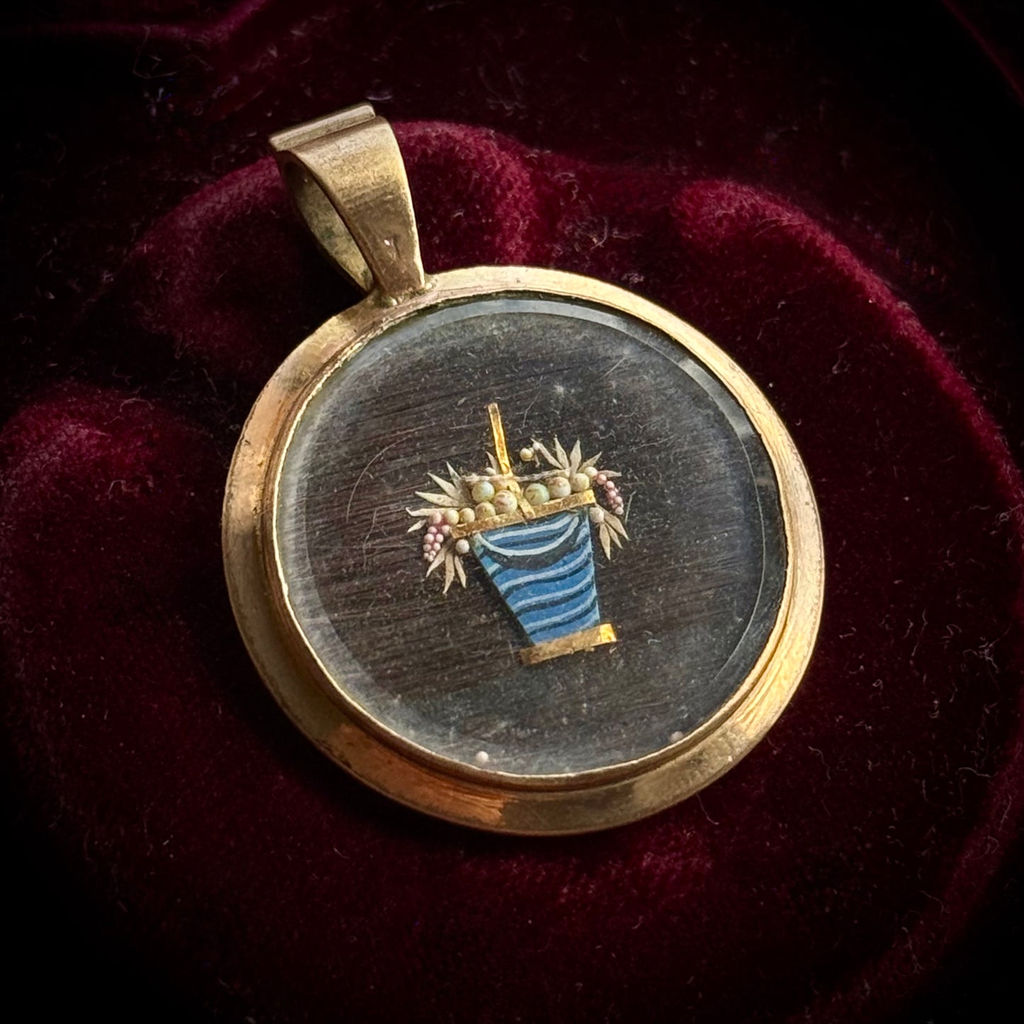 Georgian Love Token Mourning Locket; Circa 1820