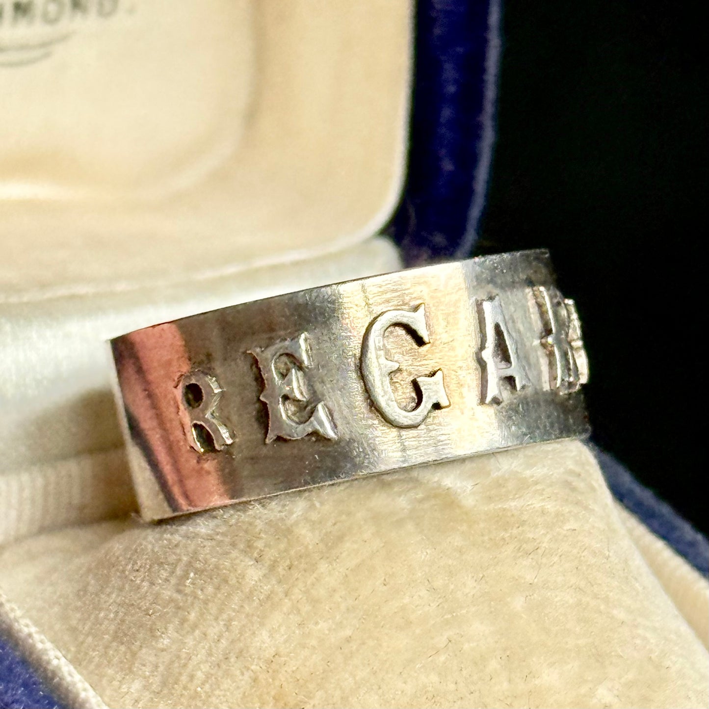 Antique Victorian 'Regard' Ring in Silver