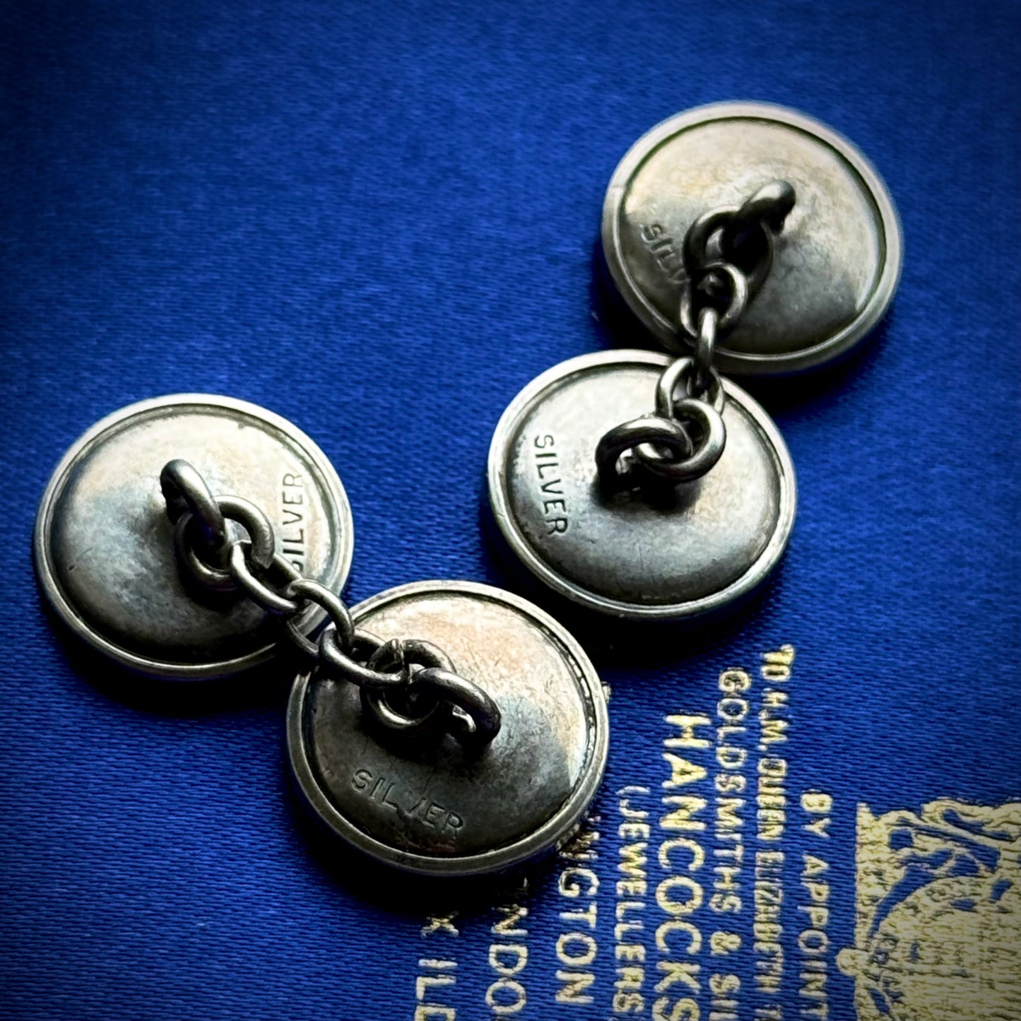 Shibayama & Mother of Pearl Cufflinks in Sterling Silver