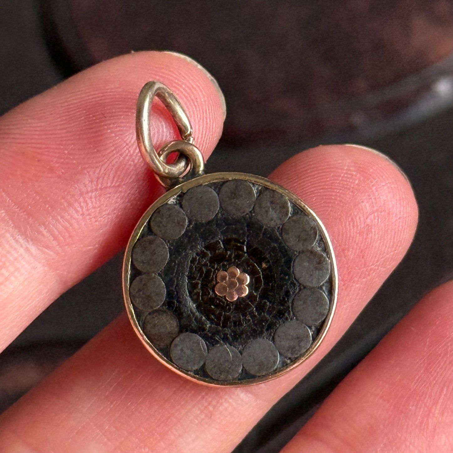 Antique Transatlantic Telegraph Souvenir Pendant in 9 Carat Gold