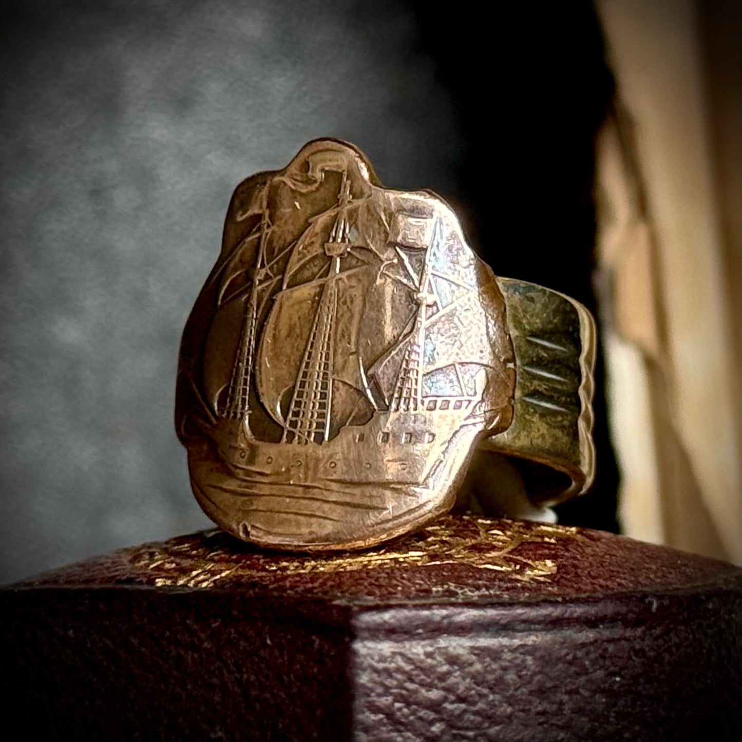 Victorian Heavy Nautical Ship Ring
