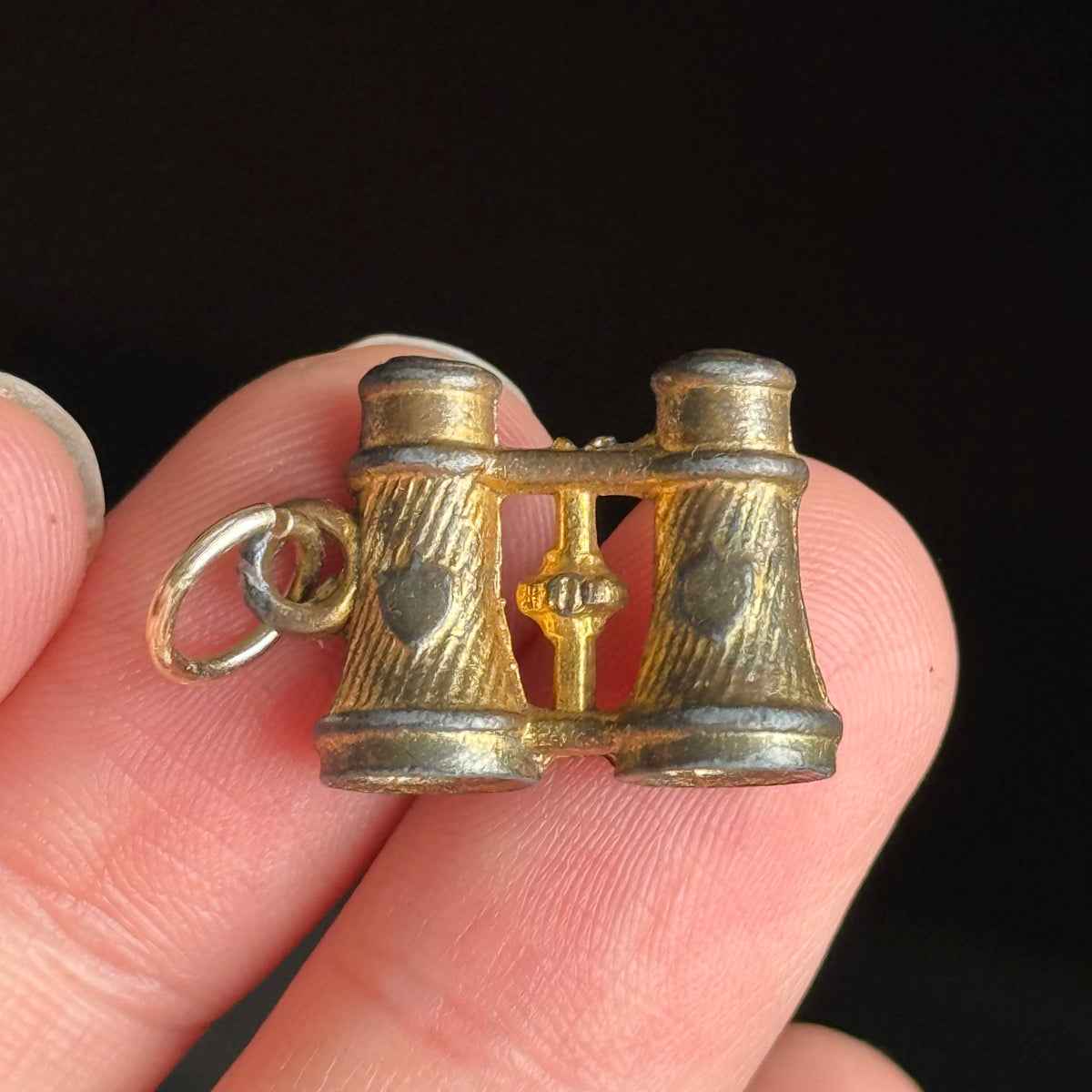 Antique Novelty Erotic Nude Stanhope Pendant; Circa 1895