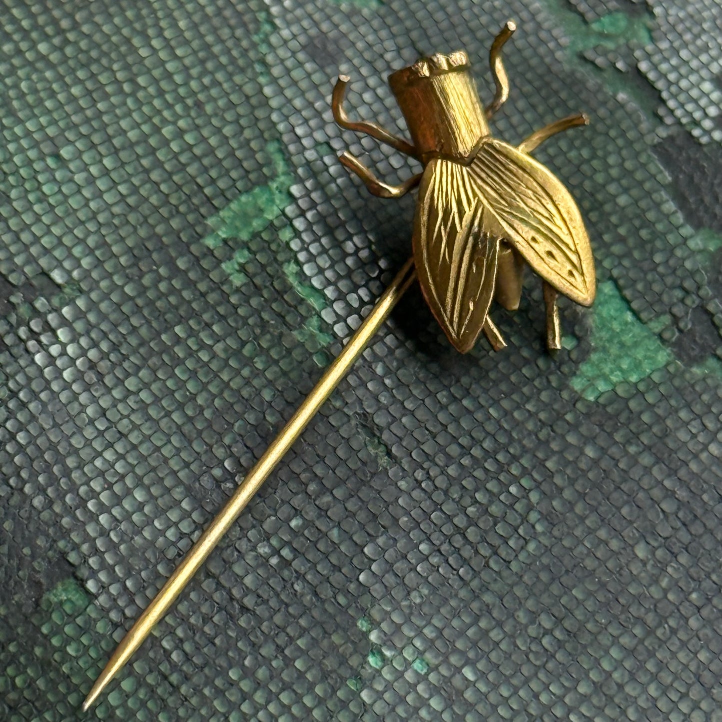 Antique Victorian Novelty House Fly Pin