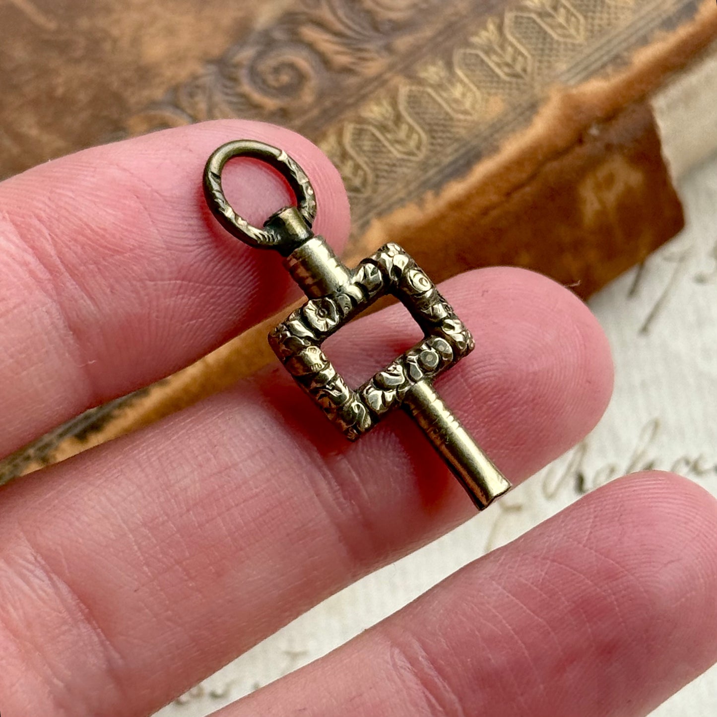 Antique Georgian Watch Winder Key Pendant
