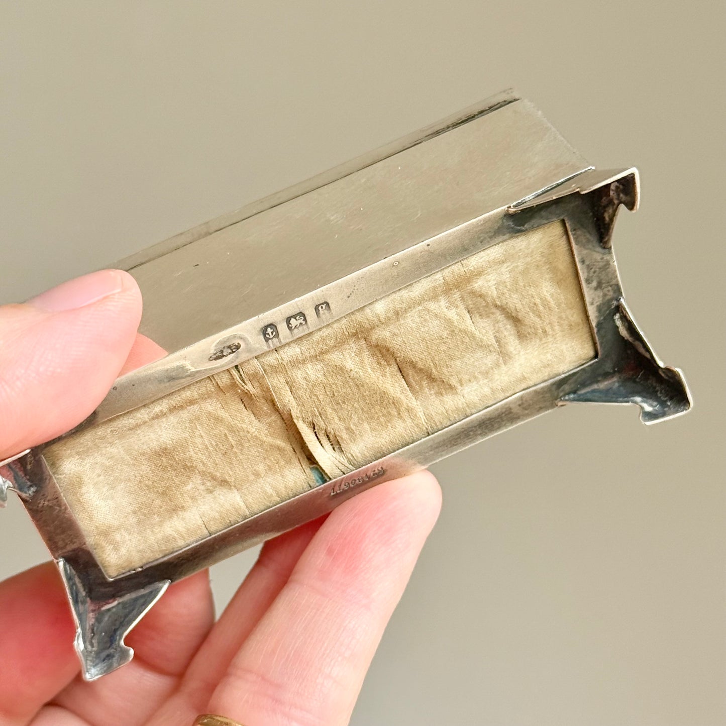 Antique Sterling Silver Mulitple Box; Circa 1906