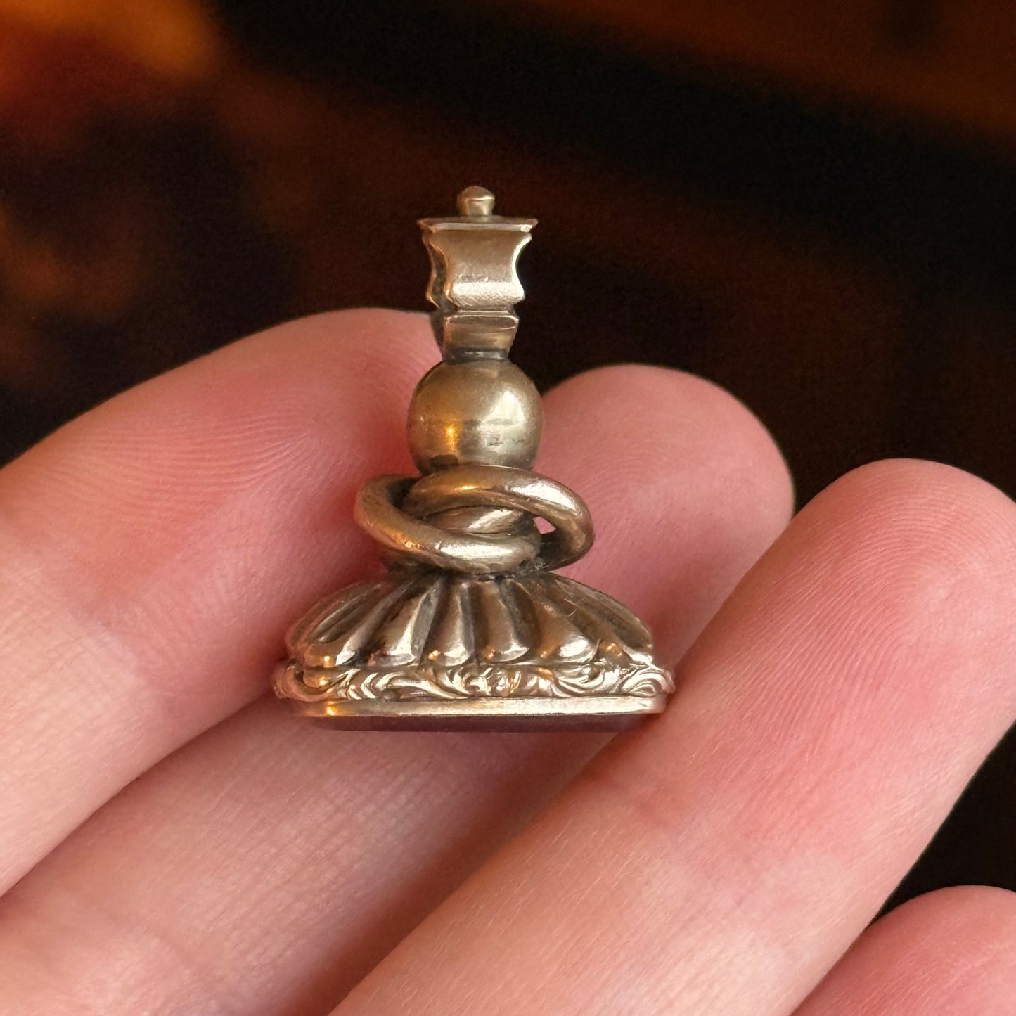 Victorian Carnelian 'H' Fob Pendant; Circa 1860