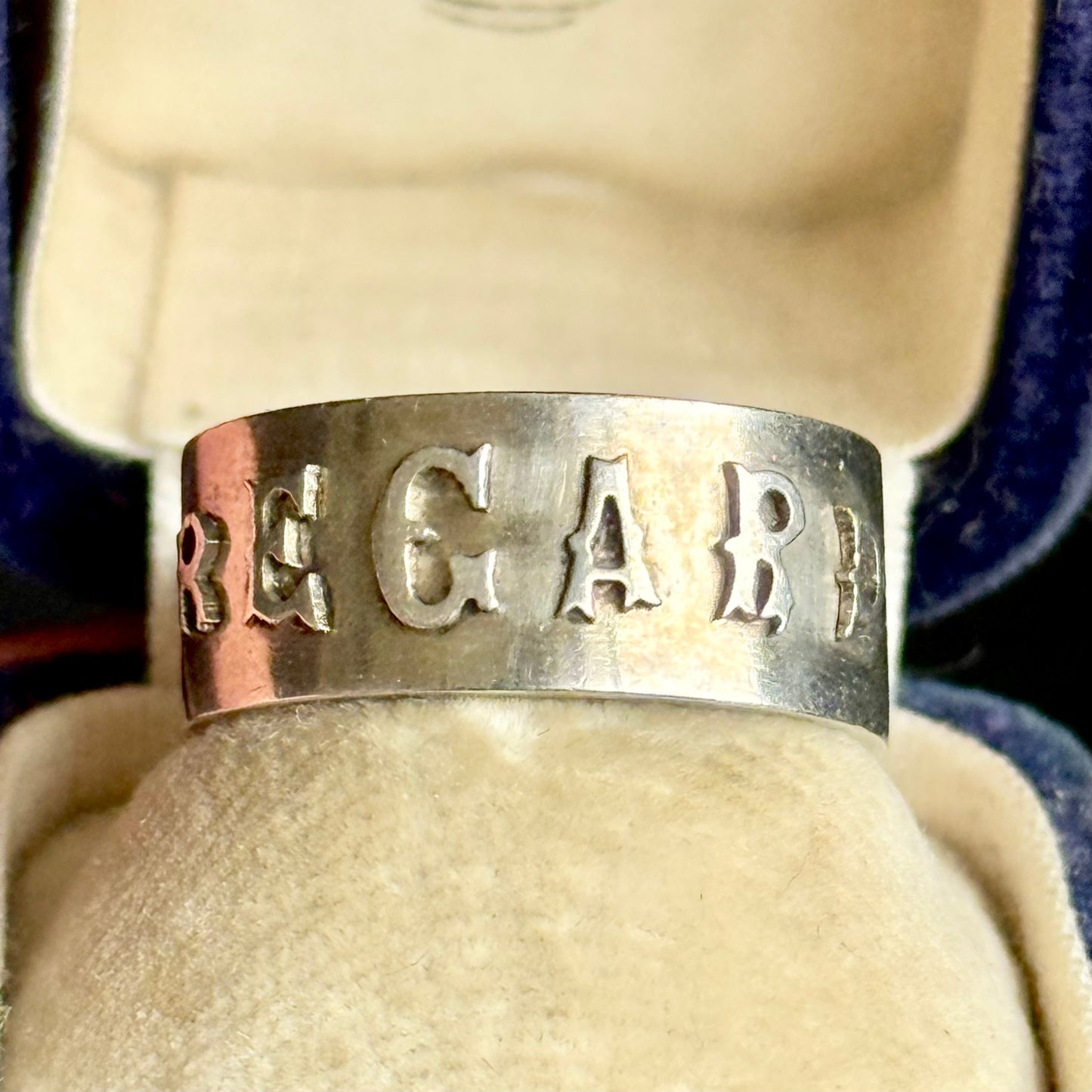Antique Victorian 'Regard' Ring in Silver