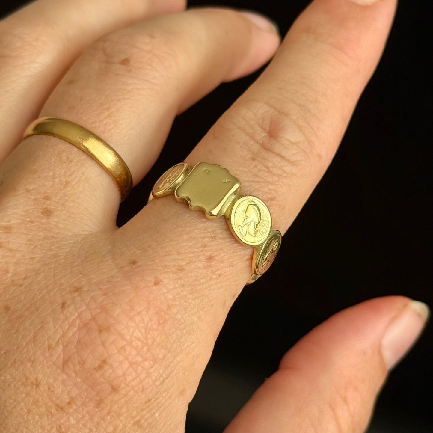 Antique Rare Ionian Islands Ring; Circa 1820
