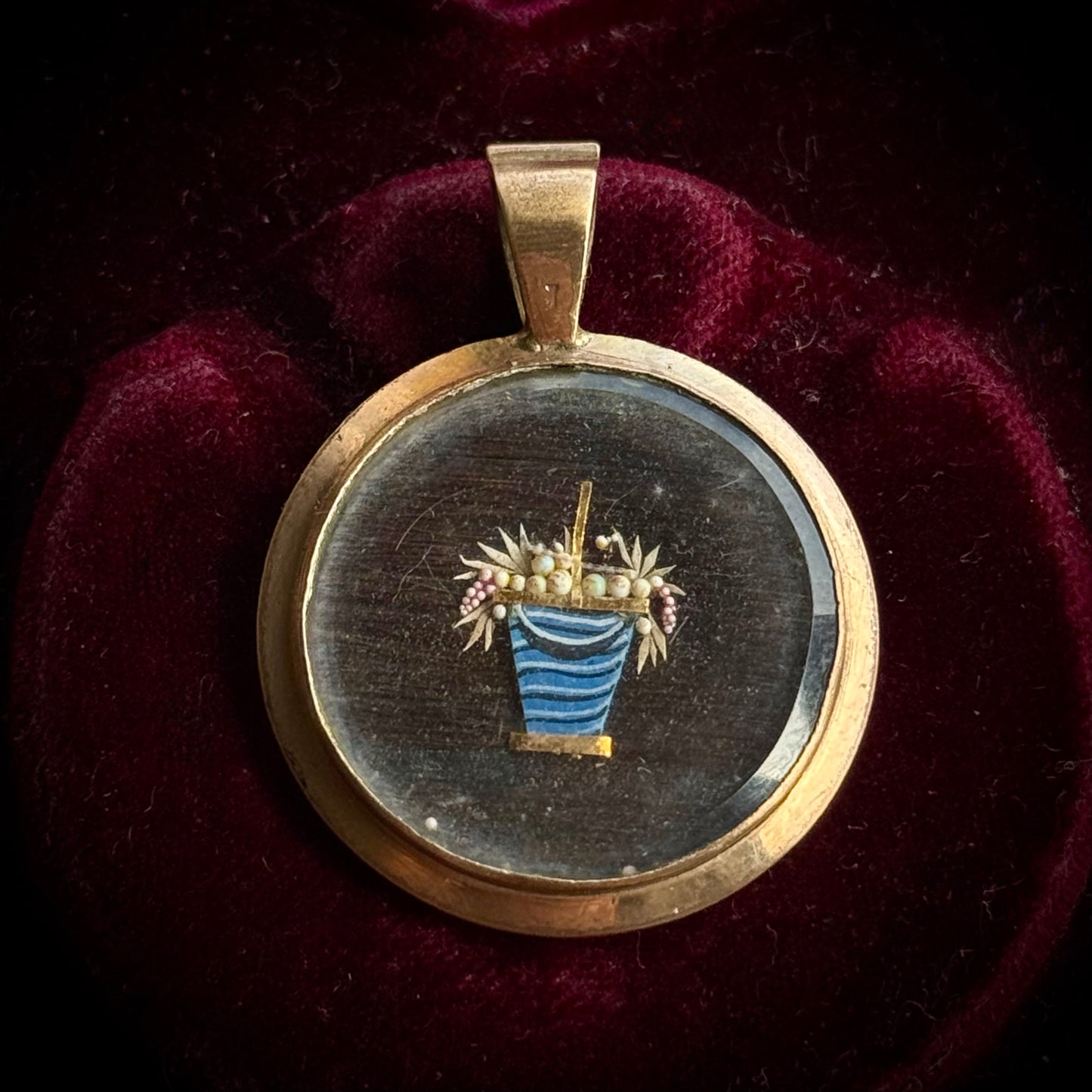 Georgian Love Token Mourning Locket; Circa 1820