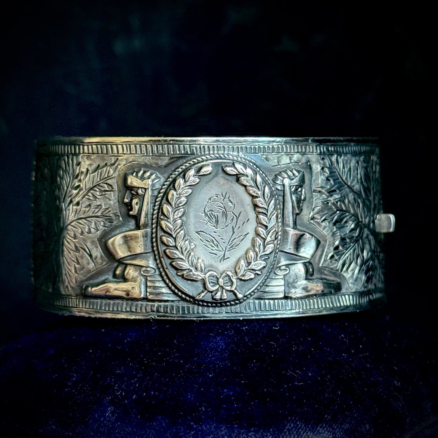 Antique Victorian Statement Hinged Bangle