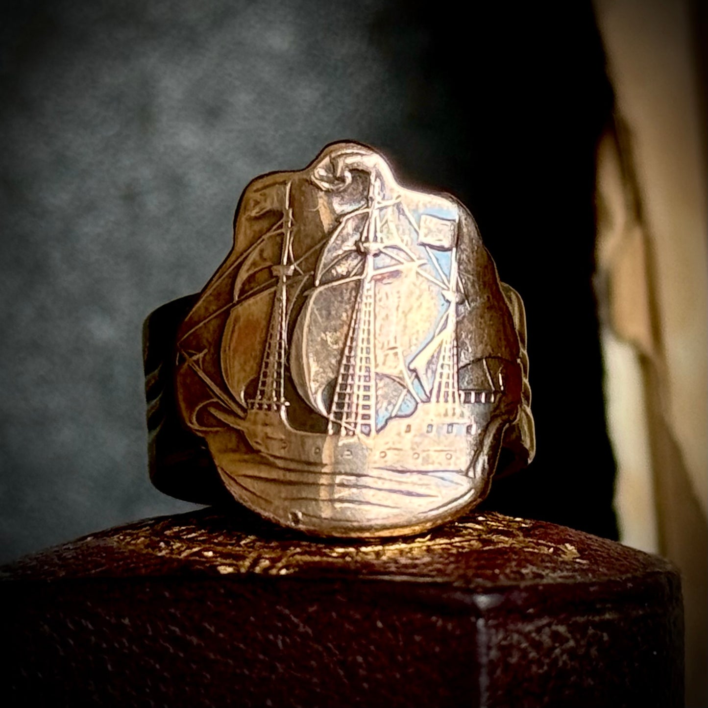 Victorian Heavy Nautical Ship Ring