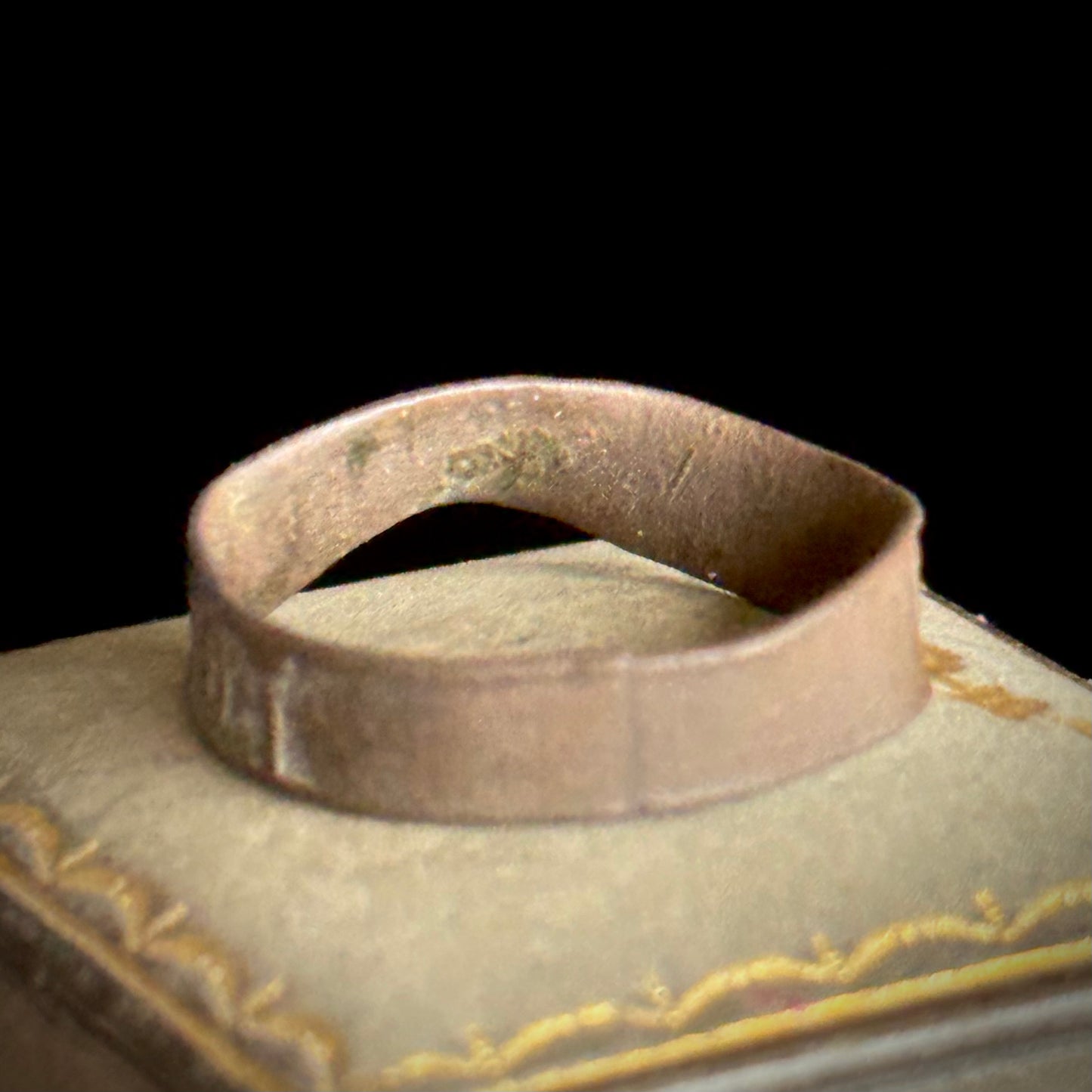 Victorian Sentimental Curio Ring; Circa 1850